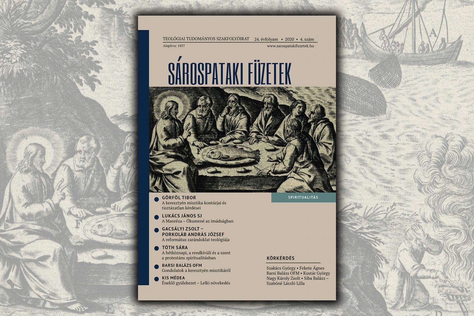 Spiritualitás – megjelent a Sárospataki Füzetek 2020/4. száma