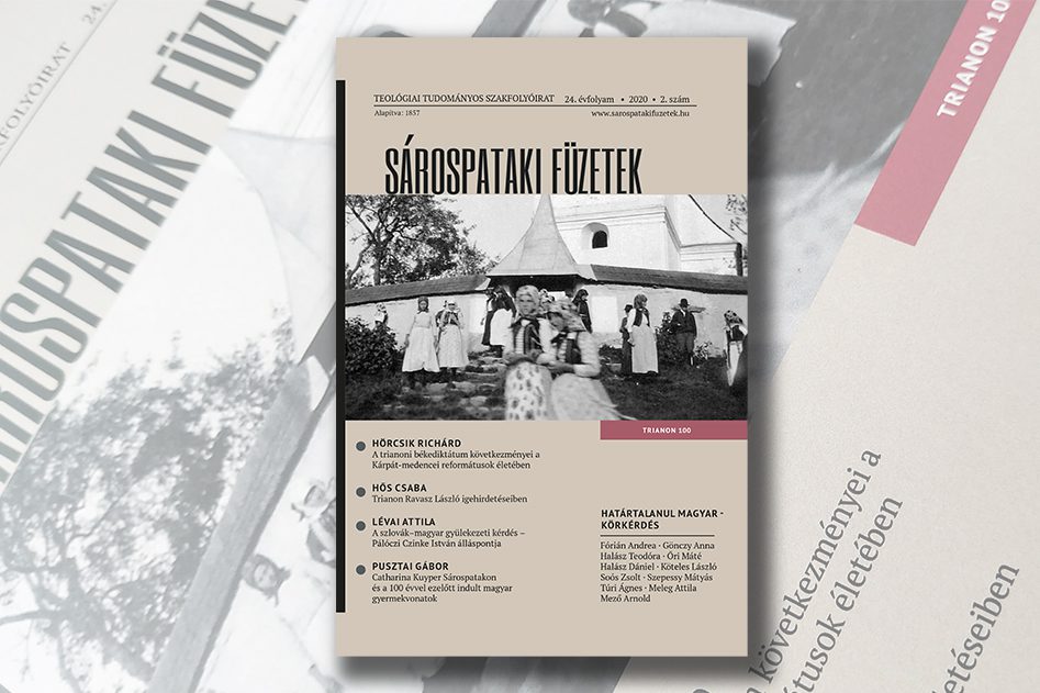 Egytest – megjelent a Sárospataki Füzetek 2020/2. száma
