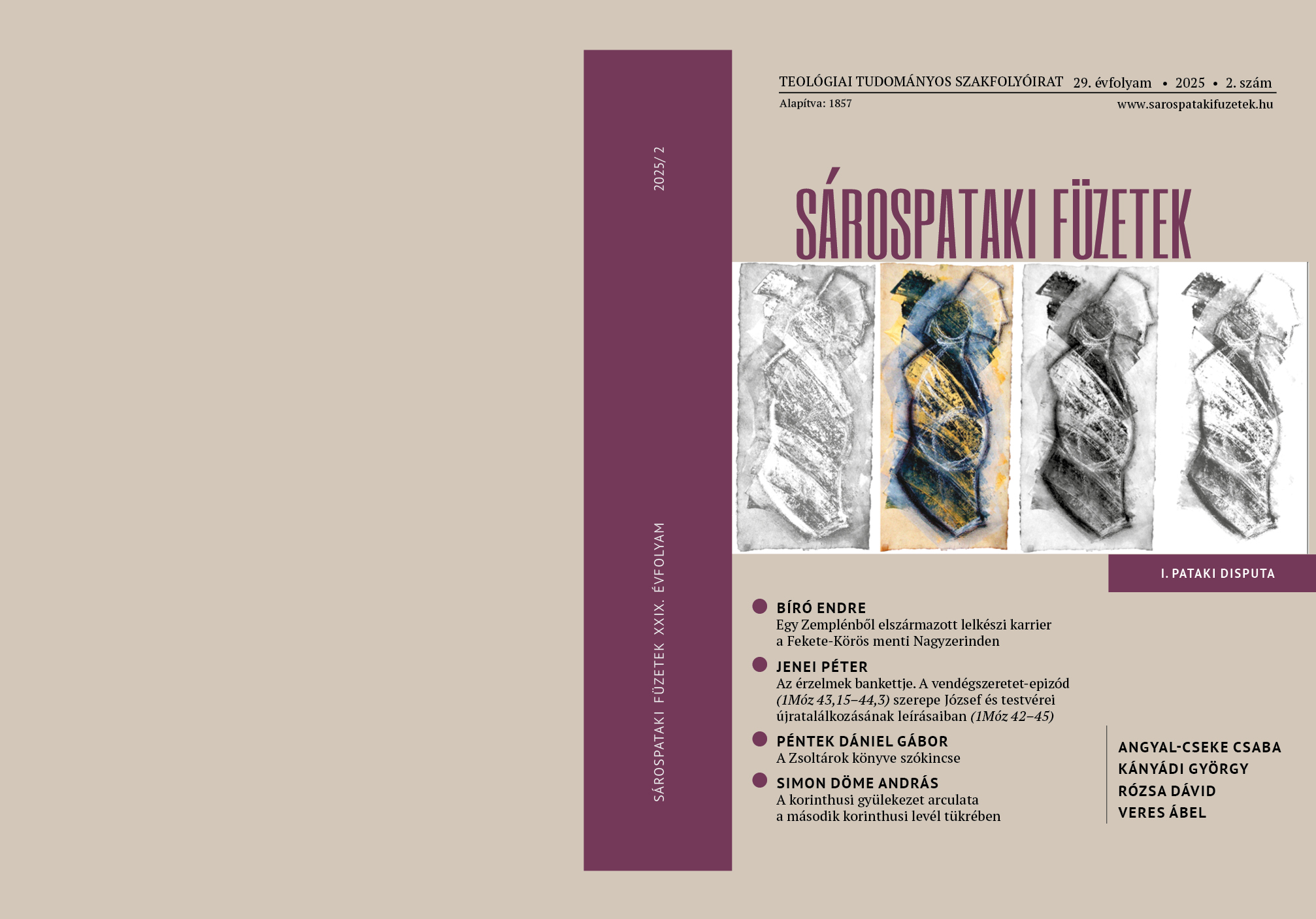 Sárospataki Füzetek 2025/2